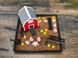 Munnygrubbers - Dumpster Fire Zen Garden - Made in USA - Large 7" x 7" - Fine Sand Included - Desk Accessory Box Garden - Funny Novelty Gift - Fidget Stress Relief