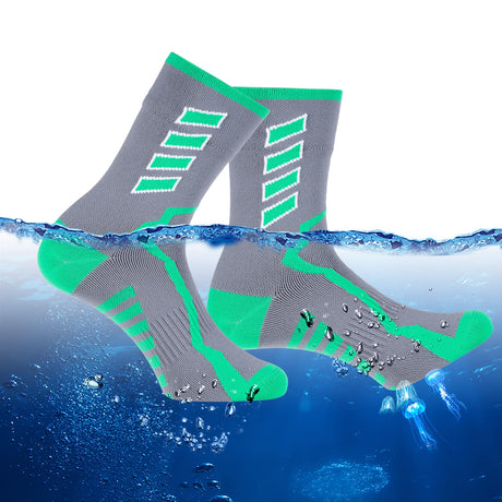 RANDY SUN Waterproof Socks, Unisex Hiking Wading Trail Running Kayaking Crew Socks