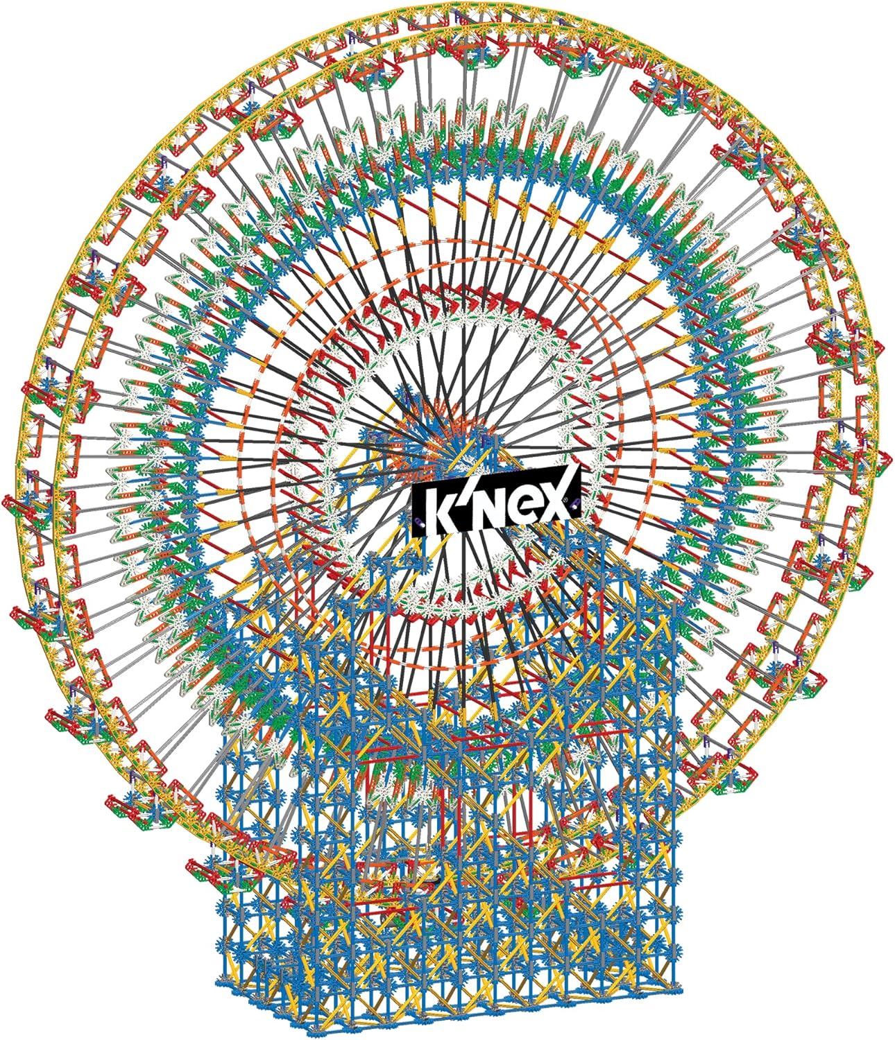 K'NEX - Thrill Rides‚ 6-Foot Ferris Wheel‚ STEM Building, Creative Construction Set‚ Ages 16+