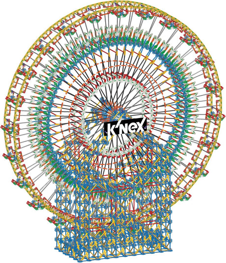 K'NEX - Thrill Rides‚ 6-Foot Ferris Wheel‚ STEM Building, Creative Construction Set‚ Ages 16+