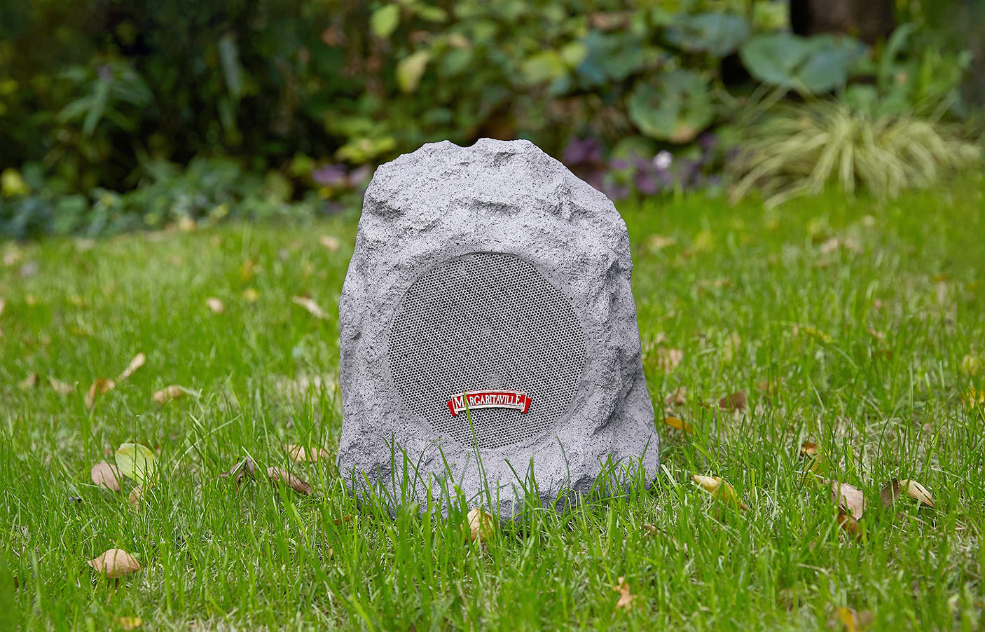 Margaritaville Glow Up Rock Wireless Speaker with Multi Color LED Lights, Waterproof Speaker, with 11 Hours of Playback Time, True Wireless Pairing, 6 Bright LED Light Modes