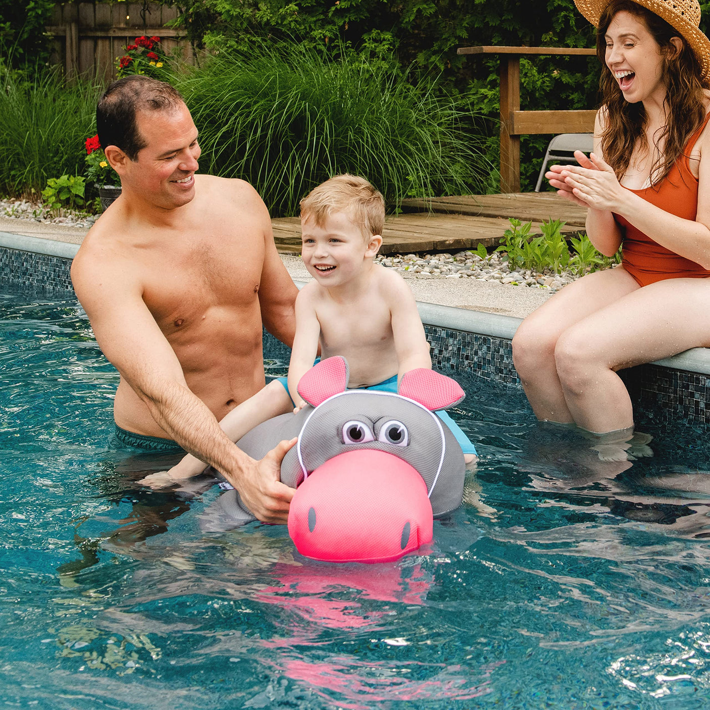 Big Joe Pool Petz Animal Pool Toy Float, Quick Draining Fabric