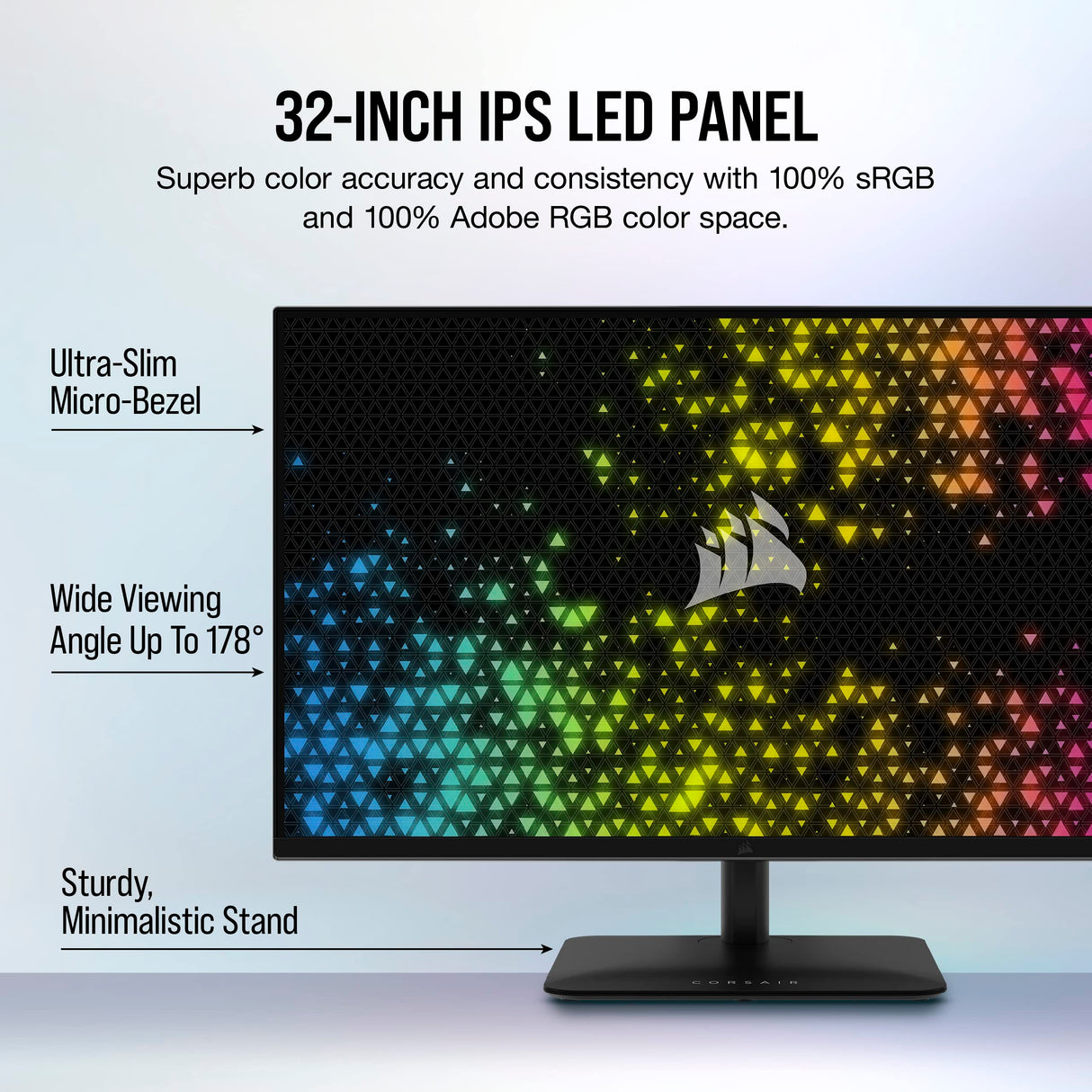 Corsair 45-Inch 240Hz OLED Gaming Monitor - 3440x1440, 0.03ms Response, G-SYNC/FreeSync Compatible