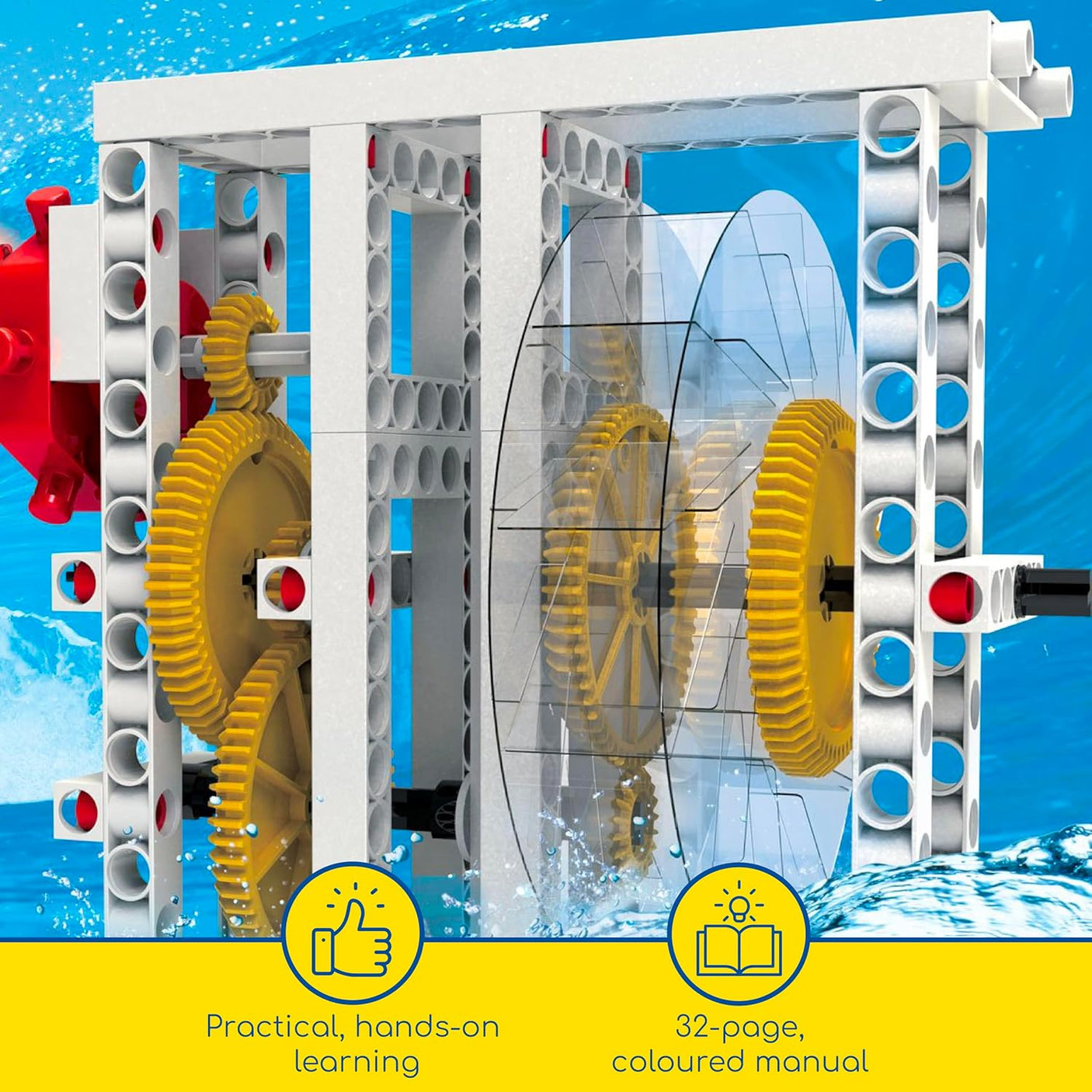 Thames & Kosmos Hydropower Science Kit | 12 Stem Experiments | Learn About Alternative & Renewable Energy, Environmental Science | Parents' Choice Recommended Award Winner