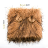 TOMSENN® Realistic & Funny Lion Mane for Dog Complementary Lion Mane for Dog Costumes for Medium to Large Sized Dogs Costumes for Animals