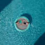 Round Floating Ring Inflatable Water Hammock Heavy Duty River Floats Lake Raft for Adults Tanning Pool Lounger Float Island Platform Pad Mat for Party