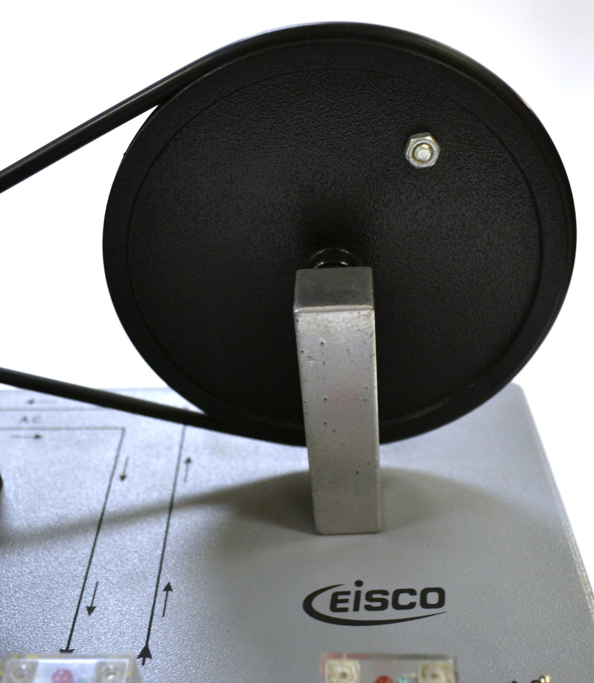 Eisco Labs Hand-Powered Demonstration Motor, AC/DC Generator Model, with Experiment Guide