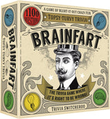 Hygge Games Brainfart Topsy Turvy Trivia Game, Sand