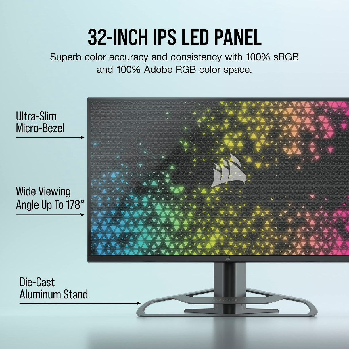 Corsair 45-Inch 240Hz OLED Gaming Monitor - 3440x1440, 0.03ms Response, G-SYNC/FreeSync Compatible