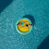 Round Floating Ring Inflatable Water Hammock Heavy Duty River Floats Lake Raft for Adults Tanning Pool Lounger Float Island Platform Pad Mat for Party