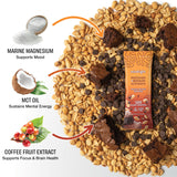 Mindright Superfood Vegan Protein Bar | Gluten Free, Non-Gmo, Low Sugar | Brain Food Snack to Enhance Mood, Energy, and Focus | Pack of 12 (Peanut Butter Cup)