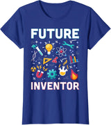 Future Inventor Exploration Invention Smart Creator Kids T-Shirt