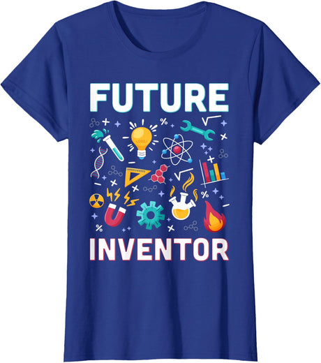 Future Inventor Exploration Invention Smart Creator Kids T-Shirt
