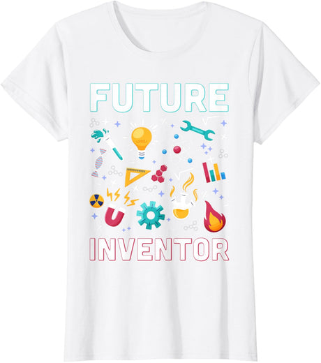 Future Inventor Exploration Invention Smart Creator Kids T-Shirt