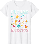 Future Inventor Exploration Invention Smart Creator Kids T-Shirt