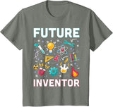 Future Inventor Exploration Invention Smart Creator Kids T-Shirt