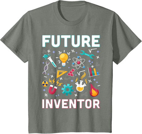 Future Inventor Exploration Invention Smart Creator Kids T-Shirt