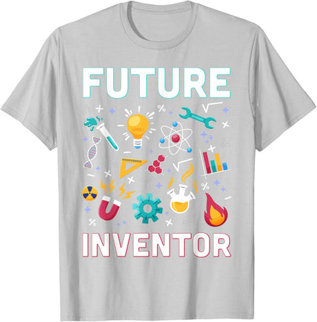 Future Inventor Exploration Invention Smart Creator Kids T-Shirt