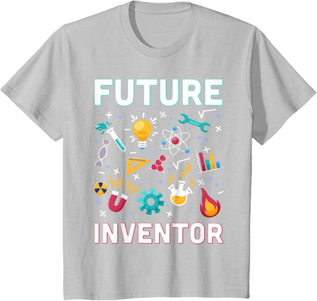 Future Inventor Exploration Invention Smart Creator Kids T-Shirt