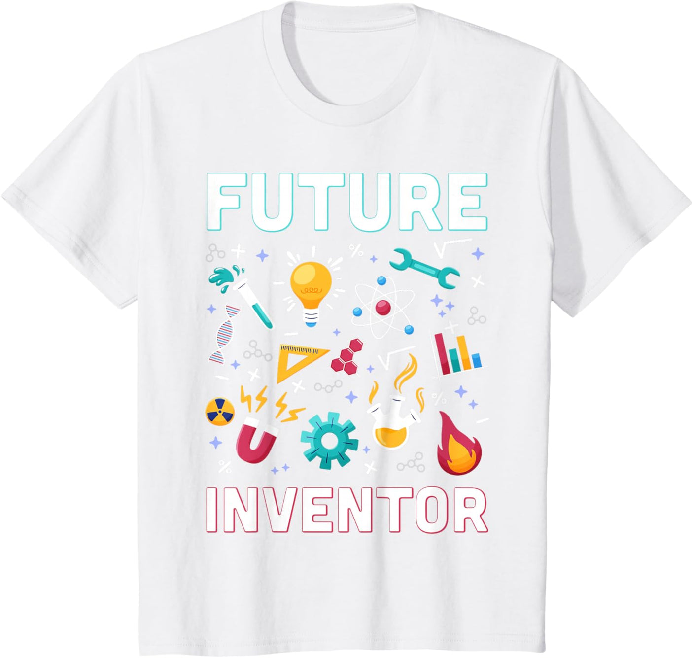 Future Inventor Exploration Invention Smart Creator Kids T-Shirt