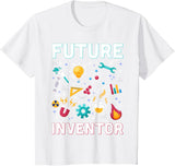 Future Inventor Exploration Invention Smart Creator Kids T-Shirt
