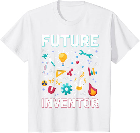 Future Inventor Exploration Invention Smart Creator Kids T-Shirt