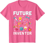 Future Inventor Exploration Invention Smart Creator Kids T-Shirt