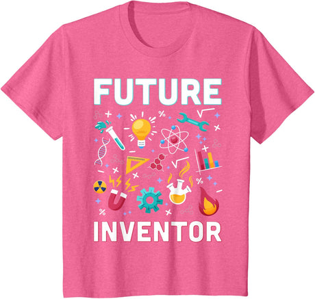 Future Inventor Exploration Invention Smart Creator Kids T-Shirt