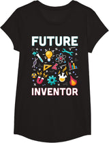 Future Inventor Exploration Invention Smart Creator Kids T-Shirt