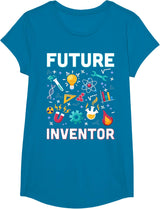 Future Inventor Exploration Invention Smart Creator Kids T-Shirt