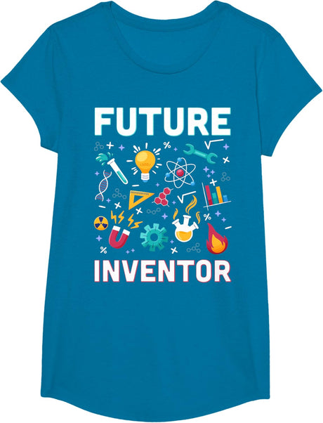 Future Inventor Exploration Invention Smart Creator Kids T-Shirt