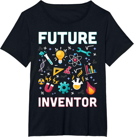 Future Inventor Exploration Invention Smart Creator Kids T-Shirt