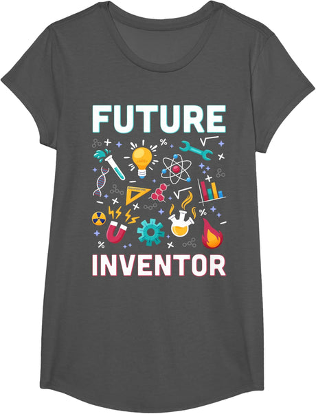 Future Inventor Exploration Invention Smart Creator Kids T-Shirt