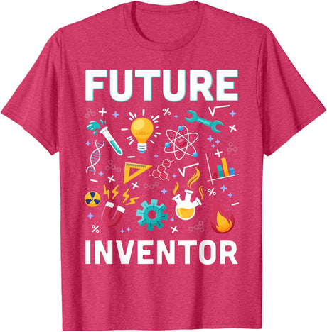 Future Inventor Exploration Invention Smart Creator Kids T-Shirt