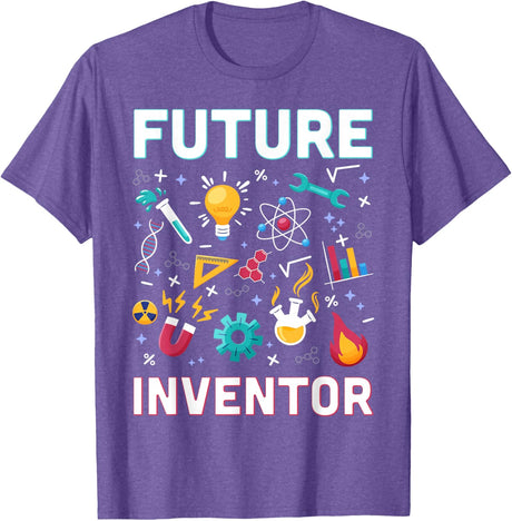 Future Inventor Exploration Invention Smart Creator Kids T-Shirt