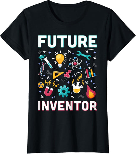Future Inventor Exploration Invention Smart Creator Kids T-Shirt