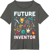 Future Inventor Exploration Invention Smart Creator Kids T-Shirt