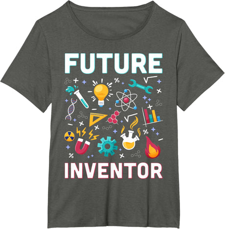 Future Inventor Exploration Invention Smart Creator Kids T-Shirt