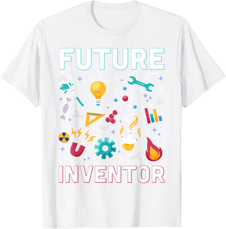 Future Inventor Exploration Invention Smart Creator Kids T-Shirt