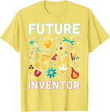Future Inventor Exploration Invention Smart Creator Kids T-Shirt