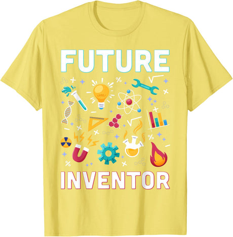 Future Inventor Exploration Invention Smart Creator Kids T-Shirt