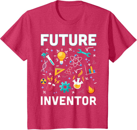Future Inventor Exploration Invention Smart Creator Kids T-Shirt