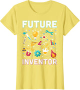 Future Inventor Exploration Invention Smart Creator Kids T-Shirt