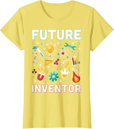 Future Inventor Exploration Invention Smart Creator Kids T-Shirt