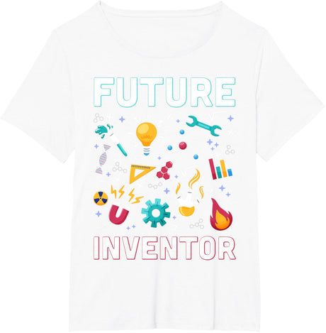 Future Inventor Exploration Invention Smart Creator Kids T-Shirt
