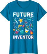 Future Inventor Exploration Invention Smart Creator Kids T-Shirt