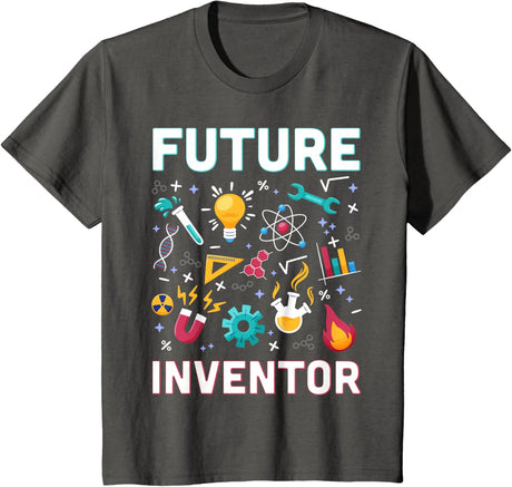Future Inventor Exploration Invention Smart Creator Kids T-Shirt