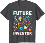 Future Inventor Exploration Invention Smart Creator Kids T-Shirt
