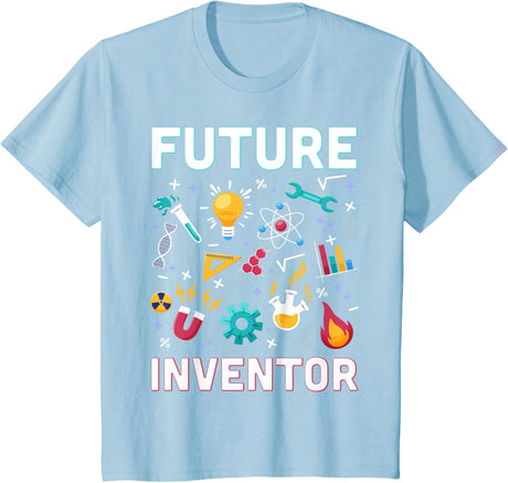 Future Inventor Exploration Invention Smart Creator Kids T-Shirt