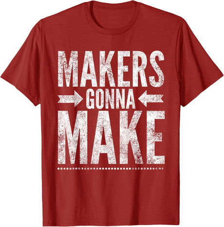Maker Tee, Funny DIY Makerspace Builder Inventor Creative T-Shirt